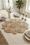 Roundy 80cm Round Wicker Jute Living Room Kitchen Table Cloth / Runner / Ranir - 2