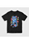 Unisex Kids Black Blue Tiger K Pop Demon Hunters T-Shirt 570989Tt