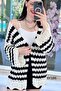Openwork Knitwear Cardigan 6Y186