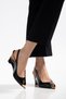 Women's Wedge Heeled Evening Dress Shoes - 4