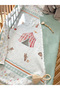 100% Cotton Double-Sided Baby Blanket 100X100 cm Soft Cotton Baby Blanket with Gift Pouch - 2