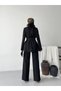 Women's Belted Blazer Pants Double Suit - 6