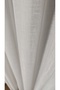 Linen Folded Natural Tulle Curtain Heavy Weight 1/2.5 Medium Pleat Non-Crinkle No Ironing Needed Skirt with Lead Weight