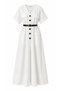 Linen Look Wide Cut Jumpsuit |   44-50 |   25235 - 3