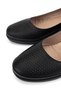Women's Genuine Leather Black Comfort Shoes - 5
