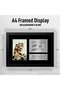 Alayra Framed FR Friends Gifts A4 Signed Printed Autograph Framed Print Photo Joey Chandler Ross Phoebe Rachel Monica Picture Display - 2