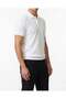 Italian Style Slim Fit Polo Collar Men's T-Shirt Ecru T12676 - 2