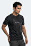 Zair Men's Printed Black T-Shirt - 6