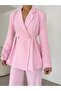 Linen Pleated Jacket Suit - 6
