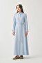 Blue Belt Detailed Dress - 2
