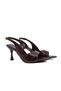 161 Ka104/3 Brown Women's Heeled Shoes - 5