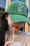 Women's Vintage Wake up Embroidered Adjustable Baseball Cap Hat