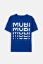 تي شيرت MUBI بريميوم - أزرق ساكس - 2