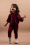 Girl's Embroidered Oversize T-Shirt-Tunic Leggings Set 100% Cotton 1-6 Years - 5