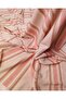 Salmon Ecru Knitted Fabric Jacquard Draped Pajamas & Sweatshirt Length: 160cm