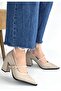 Nıvra Beige Skin Heeled Shoes - 3