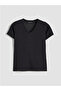 Lcwaikiki Basicpink V-Neck Women's T-Shirt - 3