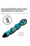 Outward Hound Sound Snake Dog Toy Blue 3 Sections - 2