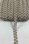 White Essa Wicker Cross Design Decorative Ribbon 10 Meters Packaging Decoration Ribbon