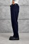 Men's Trousers Jggrm Fabric Navy Blue Baggy - 2