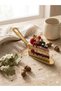 Gold Stainless Steel Cake and Pastry Serving Spatula - Gold Color Stylish Presentation Shovel 28 cm - 2