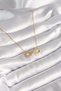 Stylish 316L Steel Gold Color Chain with Zircon Stone Infinity Model Women's Necklace Teachers Mothers Lovers - 2