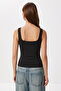 2-Pack Strappy Sandy Knitted Blouse Lcr0122 Black White - 7
