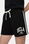 Lotte Black Printed Cotton Standard Fit Women's Knitted Shorts - 3