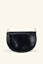 Women's Postman Model Shoulder Bag - Black
