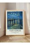 Vincent Van Gogh Themed 6 Piece Wooden Framed Painting - 6