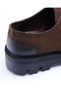 Italian Style Internal and External Natural Leather Suede Men's Shoes Brown T12959 - 4