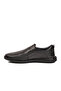 Premium Black Genuine Leather Men's Casual Shoes 2297 m - 4
