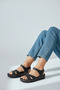 Fully Orthopedic Genuine Leather Comfortable Women's Daily Sandals - 3