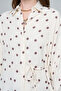 Women's Polka Dot Patterned Side Tie Shirt - 2