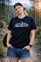 Premium Mountain Printed Hunter Theme Unisex Oversize Women's T-Shirt Men's T-Shirt Cotton Oversize T-Shirt - 3