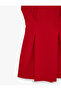 Crepe Mini Red Women's Dress 6Sak80256Uw - 5