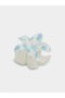 Kids Blue Floral Hair Claw - 3