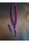 Purple Color Powder Amber 33-Piece Prayer Beads - 3