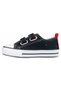 Unisex Kids Vegan Velcro Black Sneakers - Paws on Taksim Design - 6