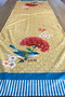 40X140Cm Woven Stain Resistant Printed Thai Feather Fabric Table Cloth Decorative Runner Washable - 2