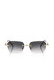 Uv400 Protection Women's Sunglasses Gold Black Silver Color Plg-2124C6 - 3