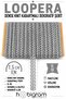 Silver Loopera Dense Knit Embossed Decorative Ribbon – Premium Handcrafted Ornament 5 Meters