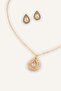Women's 2-Piece Jewelry Set H5605Axns - 3
