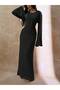 Patterned Long Cotton Openwork Beach Dress - 3