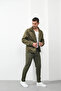 Button Detailed Suede Jacket - 6