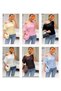 Boat Neck Short Sleeve Stylish Women's Buluz - 2