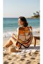 Monochrome Beach Shawl