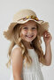 Girl's Summer Straw Hat with Powder Daisy Accessories |   Gift Model Suitable for Daily and Beach Use - 4