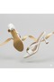 (İnna) Button Detailed Daily Women's Slippers White - 6
