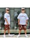 La California Printed 3-Piece Hat and Shorts Set